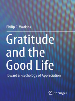 cover image of Gratitude and the Good Life